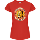 Martin Luther King Black History Month Womens Petite Cut T-Shirt Red