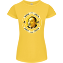 Martin Luther King Black History Month Womens Petite Cut T-Shirt Yellow