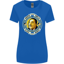Martin Luther King Black History Month Womens Wider Cut T-Shirt Royal Blue