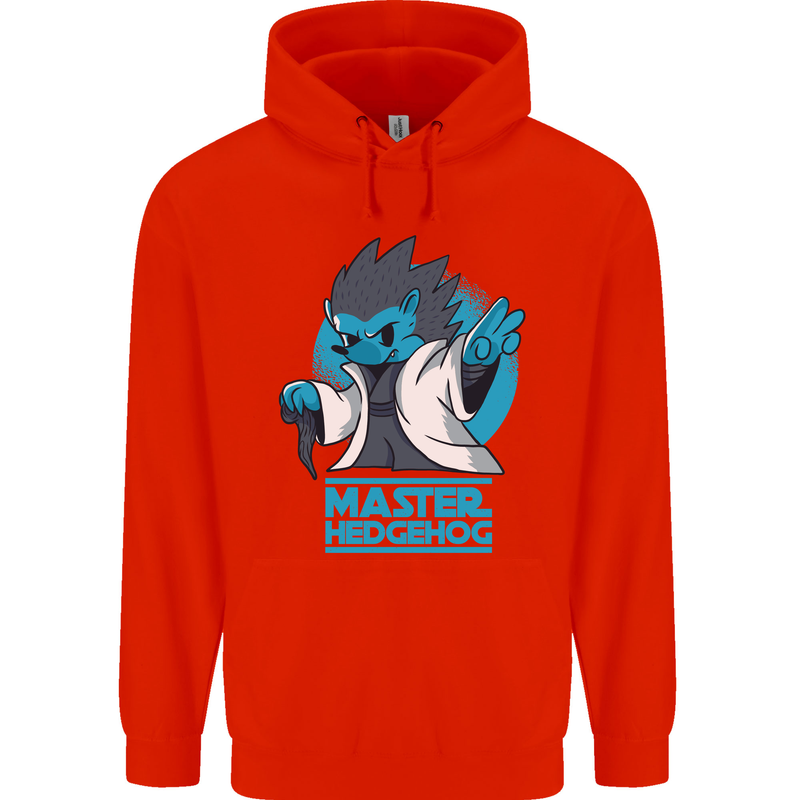 Master Hedgehog Funny Movie Parody Childrens Kids Hoodie Bright Red