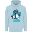 Master Hedgehog Funny Movie Parody Childrens Kids Hoodie Light Blue