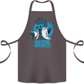 Master Hedgehog Funny Movie Parody Cotton Apron 100% Organic Dark Grey