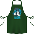 Master Hedgehog Funny Movie Parody Cotton Apron 100% Organic Forest Green