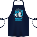 Master Hedgehog Funny Movie Parody Cotton Apron 100% Organic Navy Blue