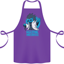 Master Hedgehog Funny Movie Parody Cotton Apron 100% Organic Purple