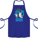 Master Hedgehog Funny Movie Parody Cotton Apron 100% Organic Royal Blue