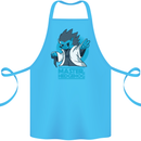 Master Hedgehog Funny Movie Parody Cotton Apron 100% Organic Turquoise