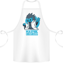 Master Hedgehog Funny Movie Parody Cotton Apron 100% Organic White