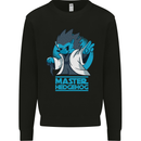 Master Hedgehog Funny Movie Parody Kids Sweatshirt Jumper Black