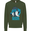 Master Hedgehog Funny Movie Parody Kids Sweatshirt Jumper Forest Green