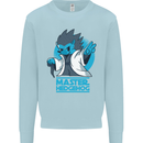 Master Hedgehog Funny Movie Parody Kids Sweatshirt Jumper Light Blue
