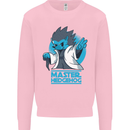 Master Hedgehog Funny Movie Parody Kids Sweatshirt Jumper Light Pink