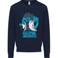 Master Hedgehog Funny Movie Parody Kids Sweatshirt Jumper Navy Blue