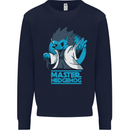 Master Hedgehog Funny Movie Parody Kids Sweatshirt Jumper Navy Blue