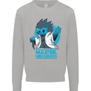Master Hedgehog Funny Movie Parody Kids Sweatshirt Jumper Sports Grey