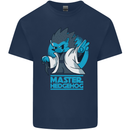 Master Hedgehog Funny Movie Parody Kids T-Shirt Childrens Navy Blue