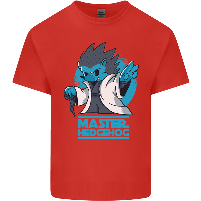 Master Hedgehog Funny Movie Parody Kids T-Shirt Childrens Red