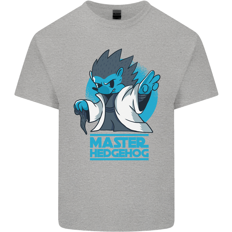 Master Hedgehog Funny Movie Parody Kids T-Shirt Childrens Sports Grey