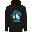 Master Hedgehog Funny Movie Parody Mens 80% Cotton Hoodie Black