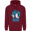 Master Hedgehog Funny Movie Parody Mens 80% Cotton Hoodie Maroon