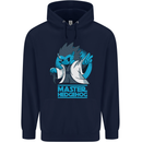 Master Hedgehog Funny Movie Parody Mens 80% Cotton Hoodie Navy Blue