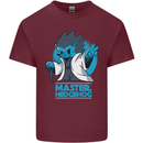 Master Hedgehog Funny Movie Parody Mens Cotton T-Shirt Tee Top Maroon