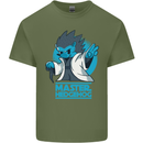 Master Hedgehog Funny Movie Parody Mens Cotton T-Shirt Tee Top Military Green