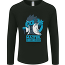 Master Hedgehog Funny Movie Parody Mens Long Sleeve T-Shirt Black