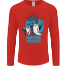 Master Hedgehog Funny Movie Parody Mens Long Sleeve T-Shirt Red