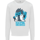 Master Hedgehog Funny Movie Parody Mens Sweatshirt Jumper White