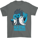 Master Hedgehog Funny Movie Parody Mens T-Shirt 100% Cotton Charcoal