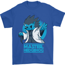 Master Hedgehog Funny Movie Parody Mens T-Shirt 100% Cotton Royal Blue
