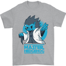 Master Hedgehog Funny Movie Parody Mens T-Shirt 100% Cotton Sports Grey
