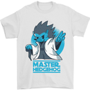 Master Hedgehog Funny Movie Parody Mens T-Shirt 100% Cotton White