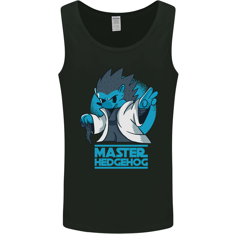 Master Hedgehog Funny Movie Parody Mens Vest Tank Top Black
