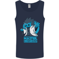 Master Hedgehog Funny Movie Parody Mens Vest Tank Top Navy Blue