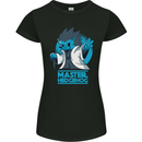 Master Hedgehog Funny Movie Parody Womens Petite Cut T-Shirt Black