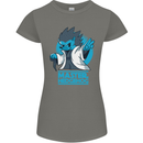 Master Hedgehog Funny Movie Parody Womens Petite Cut T-Shirt Charcoal