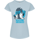 Master Hedgehog Funny Movie Parody Womens Petite Cut T-Shirt Light Blue