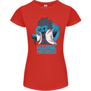 Master Hedgehog Funny Movie Parody Womens Petite Cut T-Shirt Red