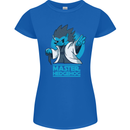 Master Hedgehog Funny Movie Parody Womens Petite Cut T-Shirt Royal Blue