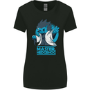 Master Hedgehog Funny Movie Parody Womens Wider Cut T-Shirt Black