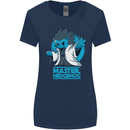 Master Hedgehog Funny Movie Parody Womens Wider Cut T-Shirt Navy Blue