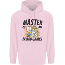 Master of All Board Games Childrens Kids Hoodie Light Pink