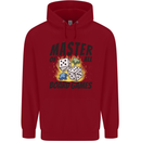 Master of All Board Games Childrens Kids Hoodie Red