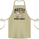Master of All Board Games Cotton Apron 100% Organic Khaki