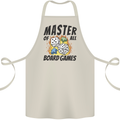 Master of All Board Games Cotton Apron 100% Organic Natural