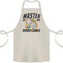 Master of All Board Games Cotton Apron 100% Organic Natural