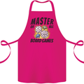 Master of All Board Games Cotton Apron 100% Organic Pink