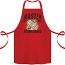 Master of All Board Games Cotton Apron 100% Organic Red